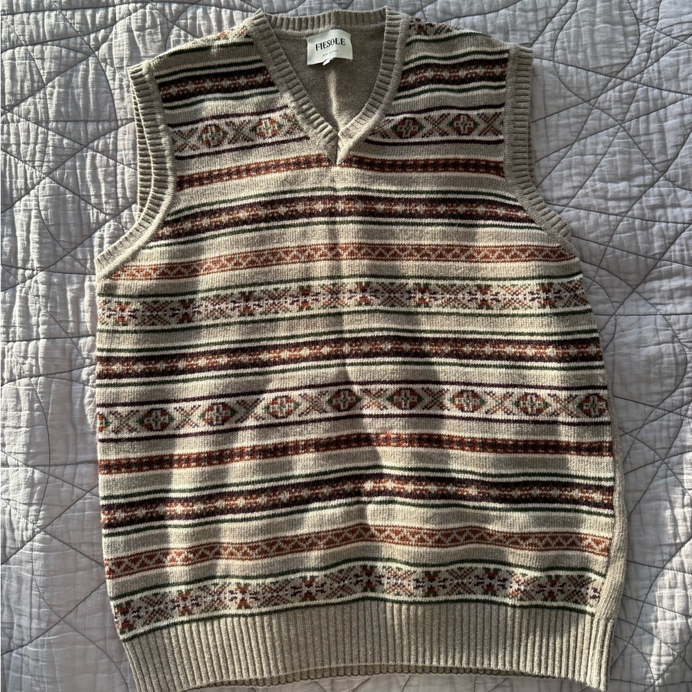 Fiesole men’s wool vest size XL